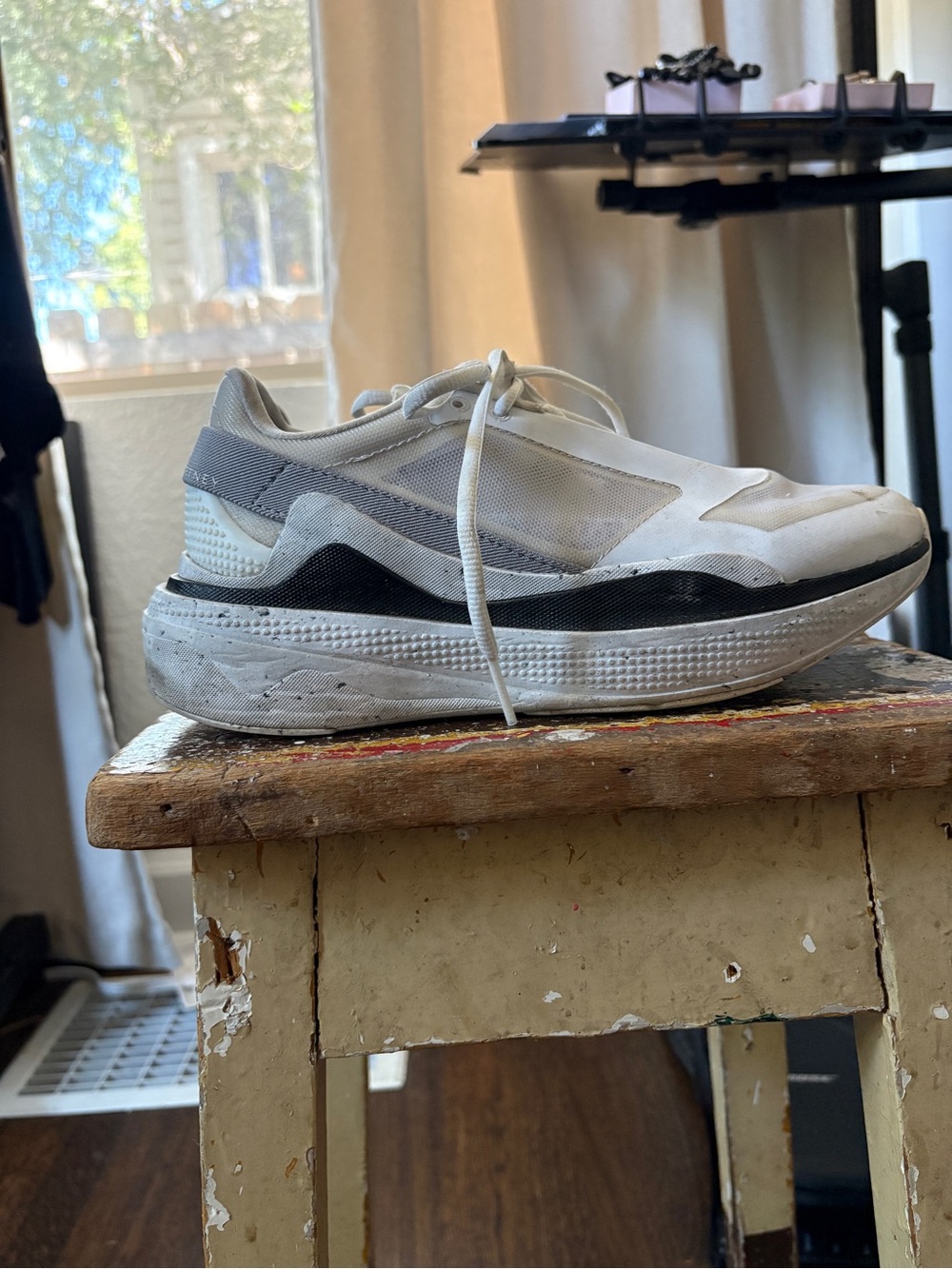 Adidas by Stella McCartney White and Black Women's Athletic Sneakers